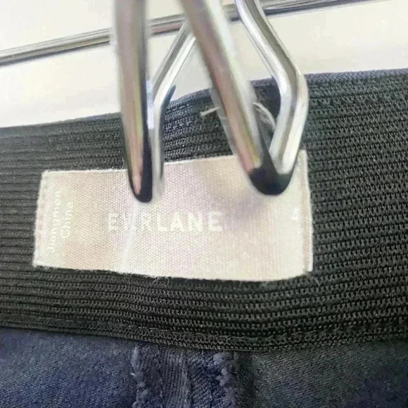 Everlane navy zip up trouser 4 - Picture 4 of 5